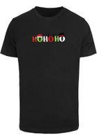 Merchcode Majica 'Christmas Ho Ho Ho'  svijetlozelena / crvena / crna / bijela