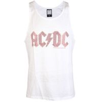 MAJICA BEZ RUKAVA muško AC-DC - LOGO WHITE - AMPLIFIED - AV319ACS wht M