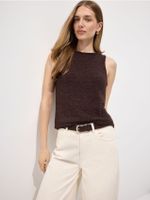 Mohito - LADIES` SWEATER - tamsiai ruda