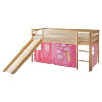Livetastic POSTEĽ S PRIESTOROM NA HRU, 90/200 cm farba borovice, pink