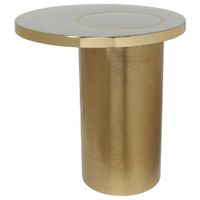 MID.YOU PRÍRUČNÝ STOLÍK, zlatá, bahenná hnedá