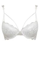 DEFACTO Fall In Love Bridal Lace White Push Up Underwire Bra