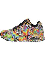 SKECHERS Niske tenisice 'Infinite Drip'  akvamarin / svijetlozelena / neonsko narančasta / crna