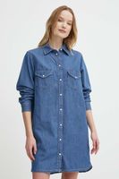 Pepe Jeans Rifľové šaty Pepe Jeans MAYA