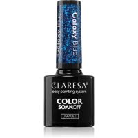 Claresa SoakOff UV/LED Color Galaxy gel lak za nohte odtenek Blue 5 g