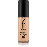 flormar Perfect Coverage Mat Touch Foundation machiaj cu efect matifiant pentru piele mixta spre grasa culoare 303 Classic Beige 30 ml