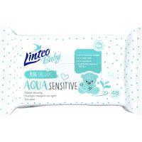 Linteo Baby Aqua Sensitive delikatne nawilżane chusteczki dla dzieci 48 szt.