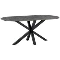 Livetastic JEDÁLENSKÝ STÔL, čierna, tmavosivá, 180/90/75 cm