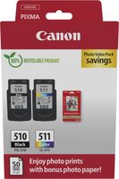 Canon PG-510/CL-511/GP-501 2970B017 farebná (color) multipack originálne cartridge + fotopapier