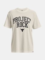 Under Armour Project Rock Hwt Campus T Tricou Alb