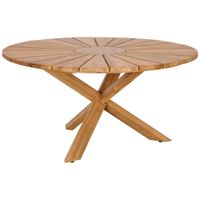 Ambia Garden ZÁHRADNÝ STÔL, drevo, kov, 150/150/76 cm