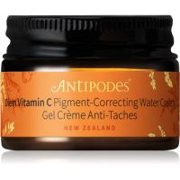 Antipodes Diem Vitamin C Pigment-Correcting Water Cream освітлюючий зволожуючий крем проти пігментних плям з бакучіолом 15 мл