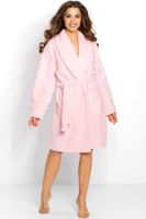 Dámský župan Momenti Per Me Jessica - huňatý Růžová L