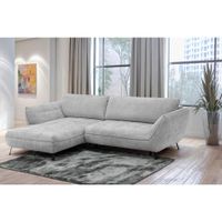 Livetastic ROHOVÁ SEDAČKA, textil, svetlosivá