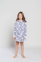 Girls' winter poncho - print