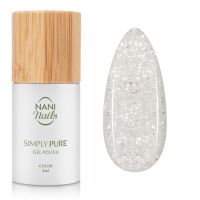 NaniNails Simly Pure hybrydowy lakier do paznokci z użyciem lampy UV / LED odcień Moonbeam 5 ml