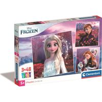 Clementoni Čtvercové puzzle 3 x 48 dílků Ledové království