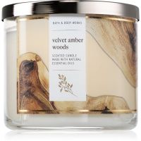 Bath & Body Works Velvet Amber Woods aроматична свічка 411 гр