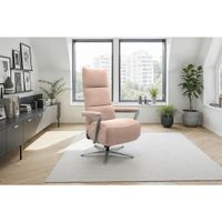 Sit & More RELAXAČNÉ KRESLO, textil, staroružová