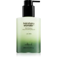 Haruharu Wonder Black Bamboo Daily Smoothing Body Oil žametno olje za telo s hranilnim učinkom 200 ml