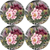 Bertoni Home Unisex's 4 Round Table Pads Set Ikebana