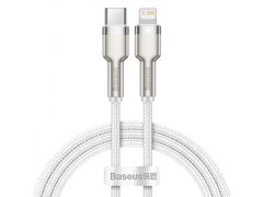 Datový kabel Baseus Cafule Series Metal Type-C/Lightning PD 20W 1m, bílá