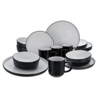 Creatable KOMBINOVANÝ SERVIS Nordic Cool Black 16-dielne