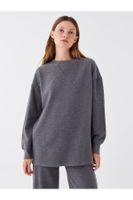 LC Waikiki Crew Neck Plain Long Sleeve Women's Tunic