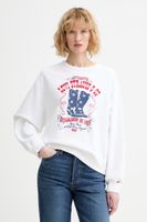 Levi's Bavlnená mikina Levi's GRAPHIC HERITAGE CREW