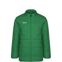 JAKO Sportska jakna 'Team Coach'  svijetlosiva / kraljevski zelena