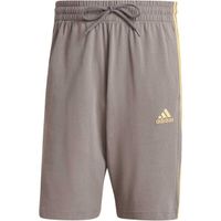 adidas ESSENTIALS SINGLE JERSEY 3-STRIPES SHORTS Мъжки шорти, сиво, размер