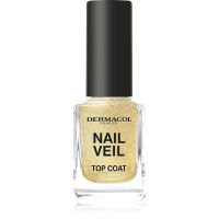 Dermacol Nail Veil Lack-Finish für die Fingernägel glitzernd Farbton Sparkling Beach 11 ml