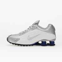 Sneakers Nike Shox R4 White/ White-Mtlc Silver-Deep Royal Blue-Black EUR 44