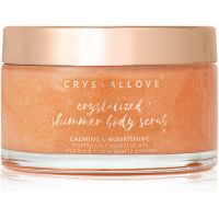 Crystallove Rose Quartz Shimmer Body Scrub Körperpeeling 200 g