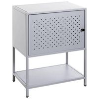 XXXL NOČNÍ STOLEK, šedá, 45/60/30 cm