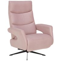 Welnova RELAXAČNÍ KŘESLO, textil, růžová
