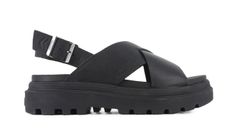 Palladium Pallacruise Crossed Black M Ženy - Sandály Palladium - Černá - 94461-008-M-7 - Size: 7