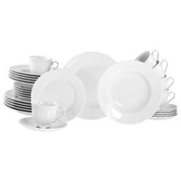Creatable KOMBINOVANÝ SERVIS Rokoko weiss 30-dielne
