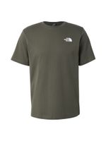 THE NORTH FACE Majica  antracit siva / tamno zelena / bijela