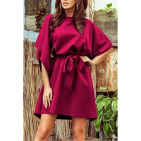 Elegantna Mini Haljina, Bordo