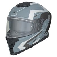 Moto přilba W-TEC Nexwor Graphic šedá XS (53-54)