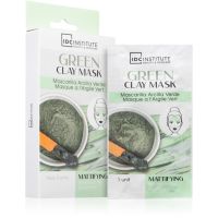 IDC Institute Green Clay Mask čistiaca zmatňujúca maska s bambuckým maslom 3x8 g