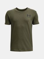 Under Armour UA B Sportstyle Left Chest SS Majica dječja zelena