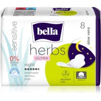 BELLA Herbs Ultra Night Damenbinden für die Nacht Aloe Vera 8 St.