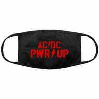 maska AC/DC - PWR-UP Logo - Black - ROCK OFF