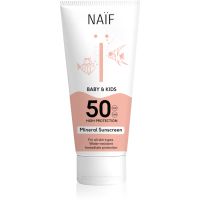 Naif Baby & Kids Mineral Sunscreen SPF 50 Sonnenschutzcreme für Babys und Kinder SPF 50 175 ml