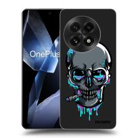 Silikónový čierny obal pre OnePlus 13 5G - EARTH - Lebka 3.0