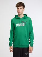 Puma ESS+ 2 Col Big Logo Hoodie TR Melegítőfelsők Zöld