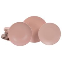 Creatable JEDÁLENSKÝ SERVIS Soft Touch Peach 12-dielne