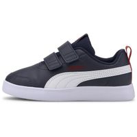 Puma COURTFLEX V2 V PS Детски обувки за свободното време, тъмносин, размер 34.5